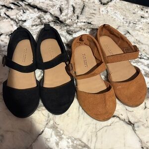 Old Navy Kids Black and Brown Dress Shoes